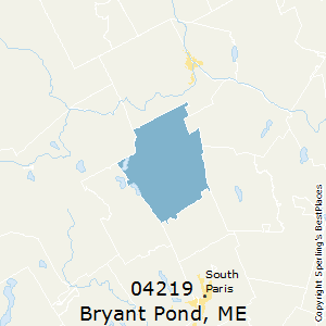 Bryant_Pond,Maine County Map