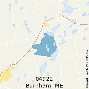 Burnham,Maine County Map