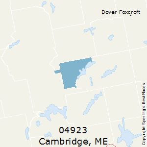 Cambridge,Maine County Map