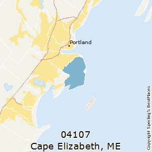 Cape_Elizabeth,Maine County Map