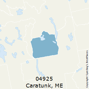 Caratunk,Maine County Map