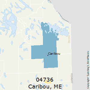 Caribou,Maine County Map