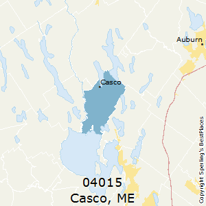 Casco,Maine County Map