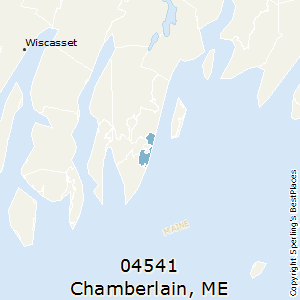 Chamberlain,Maine County Map