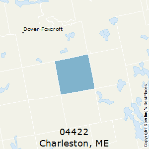 Charleston,Maine County Map
