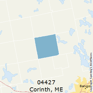 Corinth,Maine County Map