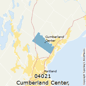 Cumberland_Center,Maine County Map