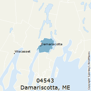 Damariscotta,Maine County Map
