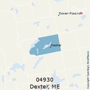 Dexter,Maine County Map