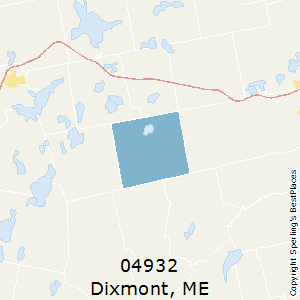 Dixmont,Maine County Map