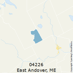 East_Andover,Maine County Map