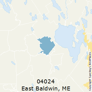 East_Baldwin,Maine County Map