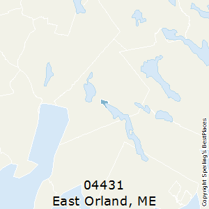 East_Orland,Maine County Map