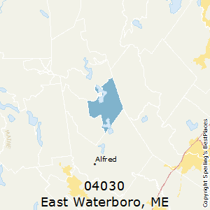 East_Waterboro,Maine County Map