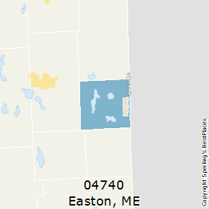 Easton,Maine County Map