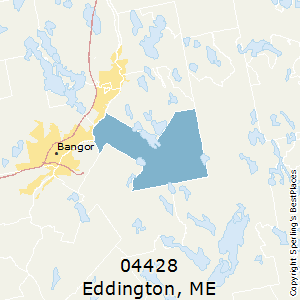 Eddington,Maine County Map