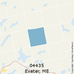 Exeter,Maine County Map