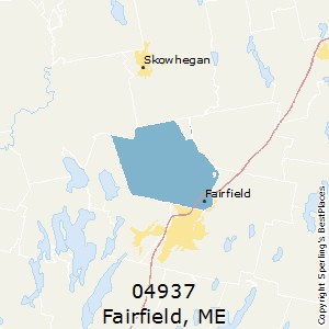 Fairfield,Maine County Map