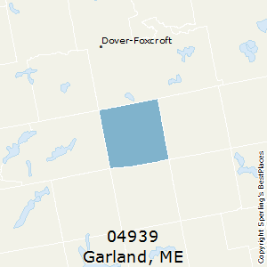 Garland,Maine County Map