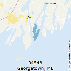 Georgetown,Maine County Map