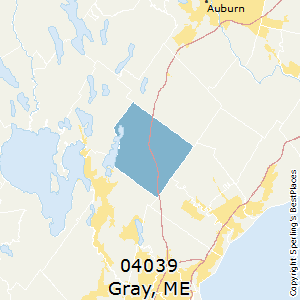 Gray,Maine County Map