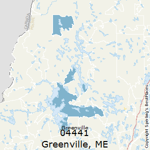 Greenville,Maine County Map