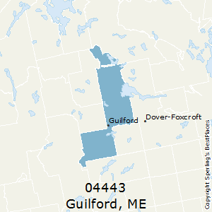 Guilford,Maine County Map