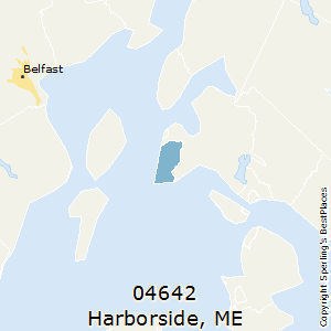 Harborside,Maine County Map