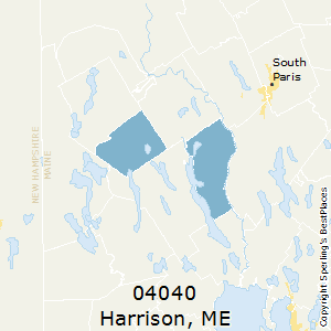 Harrison,Maine County Map