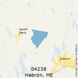 Hebron,Maine County Map