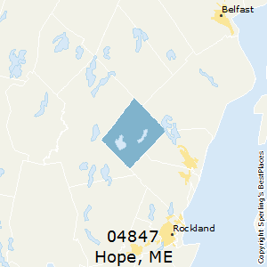 Hope,Maine County Map