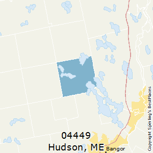 Hudson,Maine County Map