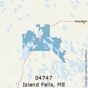 Island_Falls,Maine County Map