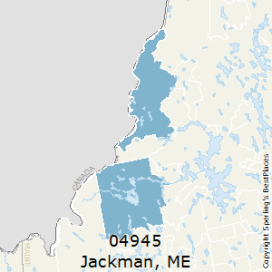 Jackman,Maine County Map