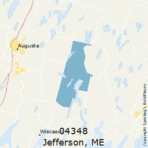 Jefferson,Maine County Map