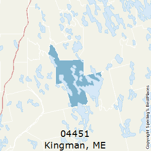 Kingman,Maine County Map