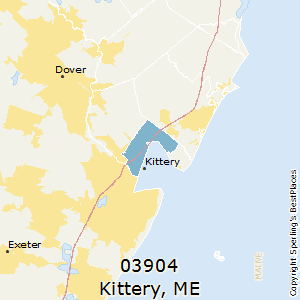 Kittery,Maine County Map