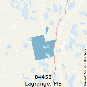 Lagrange,Maine County Map