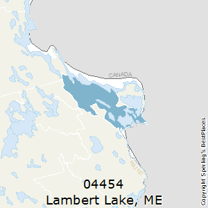Lambert_Lake,Maine County Map