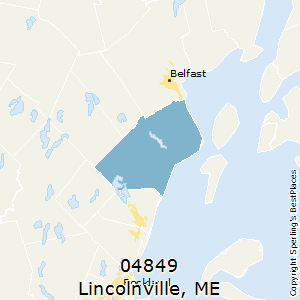 Lincolnville,Maine County Map