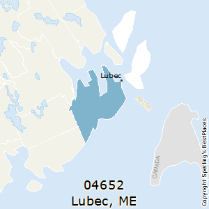 Lubec,Maine County Map