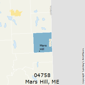 Mars_Hill,Maine County Map