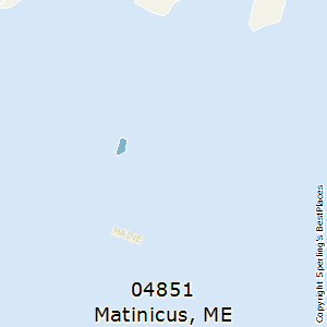 Matinicus,Maine(04851) Zip Code Map