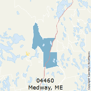 Medway,Maine County Map