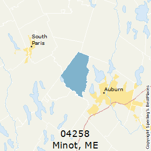 Minot,Maine County Map