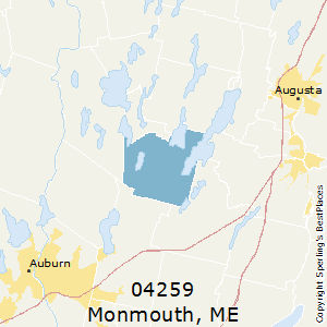 Monmouth,Maine County Map