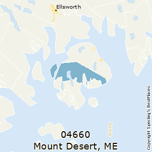 Mount_Desert,Maine County Map
