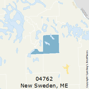 New_Sweden,Maine County Map