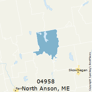 North_Anson,Maine County Map