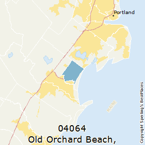 Old_Orchard_Beach,Maine County Map